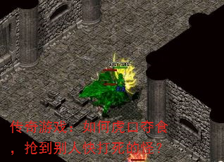 传奇游戏:如何虎口夺食,抢到别人快打死的怪? 传奇游戏:如何虎口夺食,抢到别人快打死的怪?