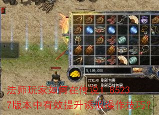 法师玩家如何在传说1.85237版本中有效提升诱拟操作技巧? 法师玩家如何在传说1.85237版本中有效提升诱拟操作技巧?