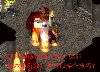 法师玩家如何在传说1.85237版本中有效提升诱拟操作技巧? 法师玩家如何在传说1.85237版本中有效提升诱拟操作技巧?
