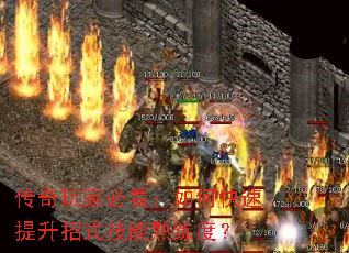 传奇玩家必看:如何快速提升招式技能熟练度? 传奇玩家必看:如何快速提升招式技能熟练度?