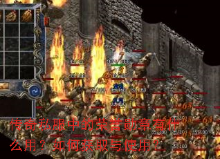 传奇私服中的荣誉勋章有什么用?如何获取与使用? 传奇私服中的荣誉勋章有什么用?如何获取与使用?