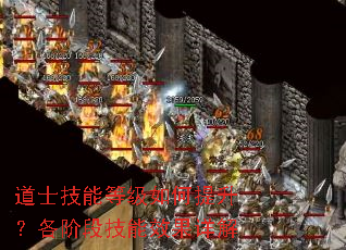 道士技能等级如何提升?各阶段技能效果详解 道士技能等级如何提升?各阶段技能效果详解