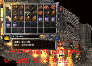 传奇世界私服翅膀如何快速升级?翅膀升级材料有哪些? 传奇世界私服翅膀如何快速升级?翅膀升级材料有哪些?