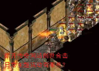 新开传奇网站创世合击日常主题活动有哪些? 新开传奇网站创世合击日常主题活动有哪些?