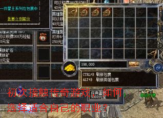 ���νӴ�������Ϸ�����ѡ���ʺ��Լ���ְҵ��