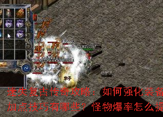 迷失复古传奇攻略:如何强化装备?技能加点技巧有哪些?怪物爆率怎么提升? 迷失复古传奇攻略:如何强化装备?技能加点技巧有哪些?怪物爆率怎么提升?