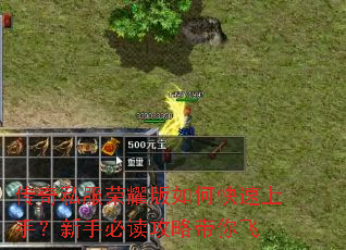 传奇私服荣耀版如何快速上手?新手必读攻略带你飞 传奇私服荣耀版如何快速上手?新手必读攻略带你飞