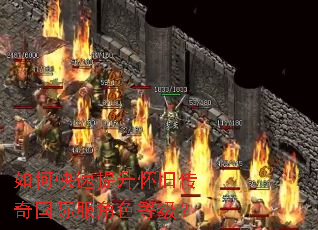 如何快速提升怀旧传奇国际服角色等级? 如何快速提升怀旧传奇国际服角色等级?