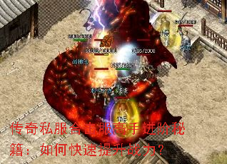 传奇私服合击服高手进阶秘籍:如何快速提升战力? 传奇私服合击服高手进阶秘籍:如何快速提升战力?