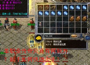 单职业传奇究竟有何魅力?新手如何快速上手? 单职业传奇究竟有何魅力?新手如何快速上手?