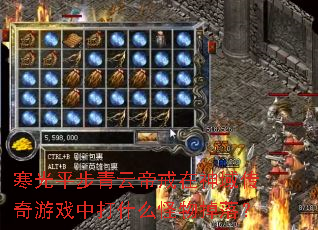 寒光平步青云帝戒在神域传奇游戏中打什么怪物掉落? 寒光平步青云帝戒在神域传奇游戏中打什么怪物掉落?