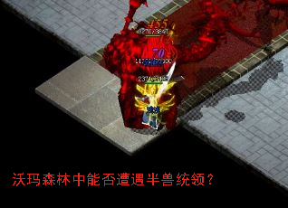 沃玛森林中能否遭遇半兽统领? 沃玛森林中能否遭遇半兽统领?