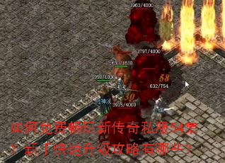 如何免费畅玩新传奇私服54集?新手快速升级攻略有哪些? 如何免费畅玩新传奇私服54集?新手快速升级攻略有哪些?