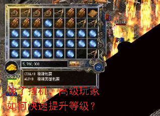 除了挂机,高级玩家如何快速提升等级? 除了挂机,高级玩家如何快速提升等级?