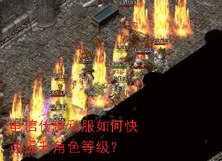 电信传奇私服如何快速提升角色等级? 电信传奇私服如何快速提升角色等级?