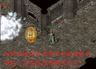 如何快速提升微变传奇新服角色等级?装备获取有哪些技巧? 如何快速提升微变传奇新服角色等级?装备获取有哪些技巧?