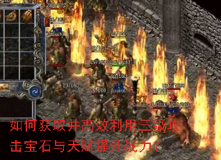 如何获取并高效利用三级攻击宝石与天赋提升战力? 如何获取并高效利用三级攻击宝石与天赋提升战力?