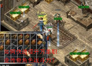 如何快速提升万单职业传奇角色战斗力? 如何快速提升万单职业传奇角色战斗力?