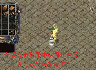 老版传奇私服中如何快速提升角色等级与装备战力? 老版传奇私服中如何快速提升角色等级与装备战力?