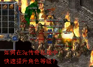 如何在3g传奇私服中快速提升角色等级? 如何在3g传奇私服中快速提升角色等级?