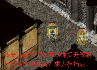 传奇游戏新手如何快速提升等级与获取高级装备?求大神指点。 传奇游戏新手如何快速提升等级与获取高级装备?求大神指点。