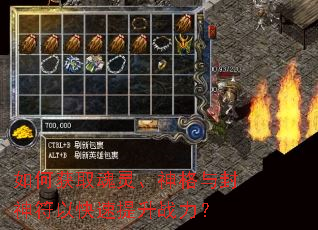 如何获取魂灵、神格与封神符以快速提升战力? 如何获取魂灵、神格与封神符以快速提升战力?
