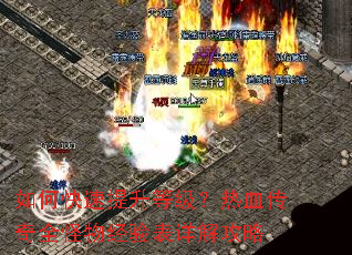 如何快速提升等级?热血传奇全怪物经验表详解攻略 如何快速提升等级?热血传奇全怪物经验表详解攻略