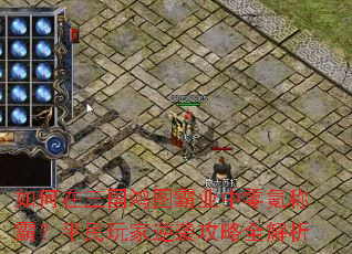 如何在三国鸿图霸业中零氪称霸?平民玩家逆袭攻略全解析 如何在三国鸿图霸业中零氪称霸?平民玩家逆袭攻略全解析