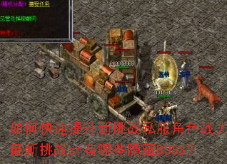 如何快速提升新挑战私服角色战力?最新挑战sf有哪些隐藏BOSS? 如何快速提升新挑战私服角色战力?最新挑战sf有哪些隐藏BOSS?