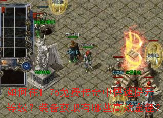 如何在1.76免费传奇中快速提升等级?装备获取有哪些高效途径? 如何在1.76免费传奇中快速提升等级?装备获取有哪些高效途径?