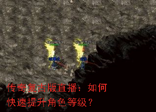 传奇复古版直播:如何快速提升角色等级? 传奇复古版直播:如何快速提升角色等级?