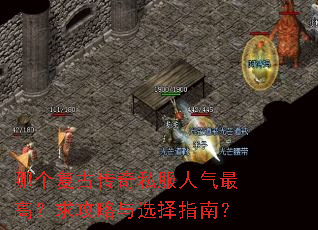 哪个复古传奇私服人气最高?求攻略与选择指南? 哪个复古传奇私服人气最高?求攻略与选择指南?