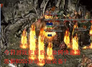 ������Ϸ���º���ο��ٻ�����BOSS��ȡ����װ����