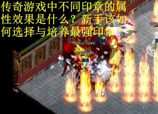 传奇游戏中不同印章的属性效果是什么？新手该如何选择与培养最强印章？