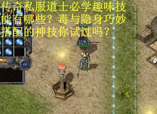 传奇私服道士必学趣味技能有哪些？毒与隐身巧妙搭配的神技你试过吗？