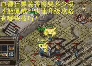血镰狂舞装备需要多少级才能佩戴？快速升级攻略有哪些技巧？